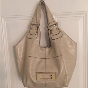 Vintage Guess Purse Beautiful Cream Leather